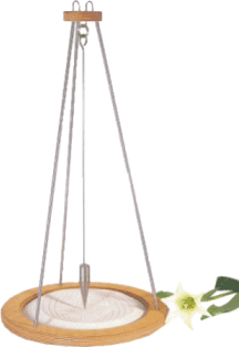 Sandpendel aus Birkenholz - Sajou dendrolio